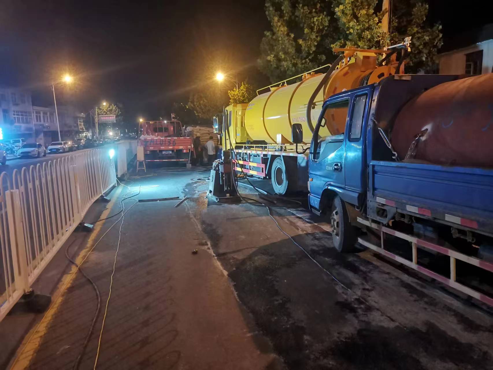 石排镇路面压密注浆